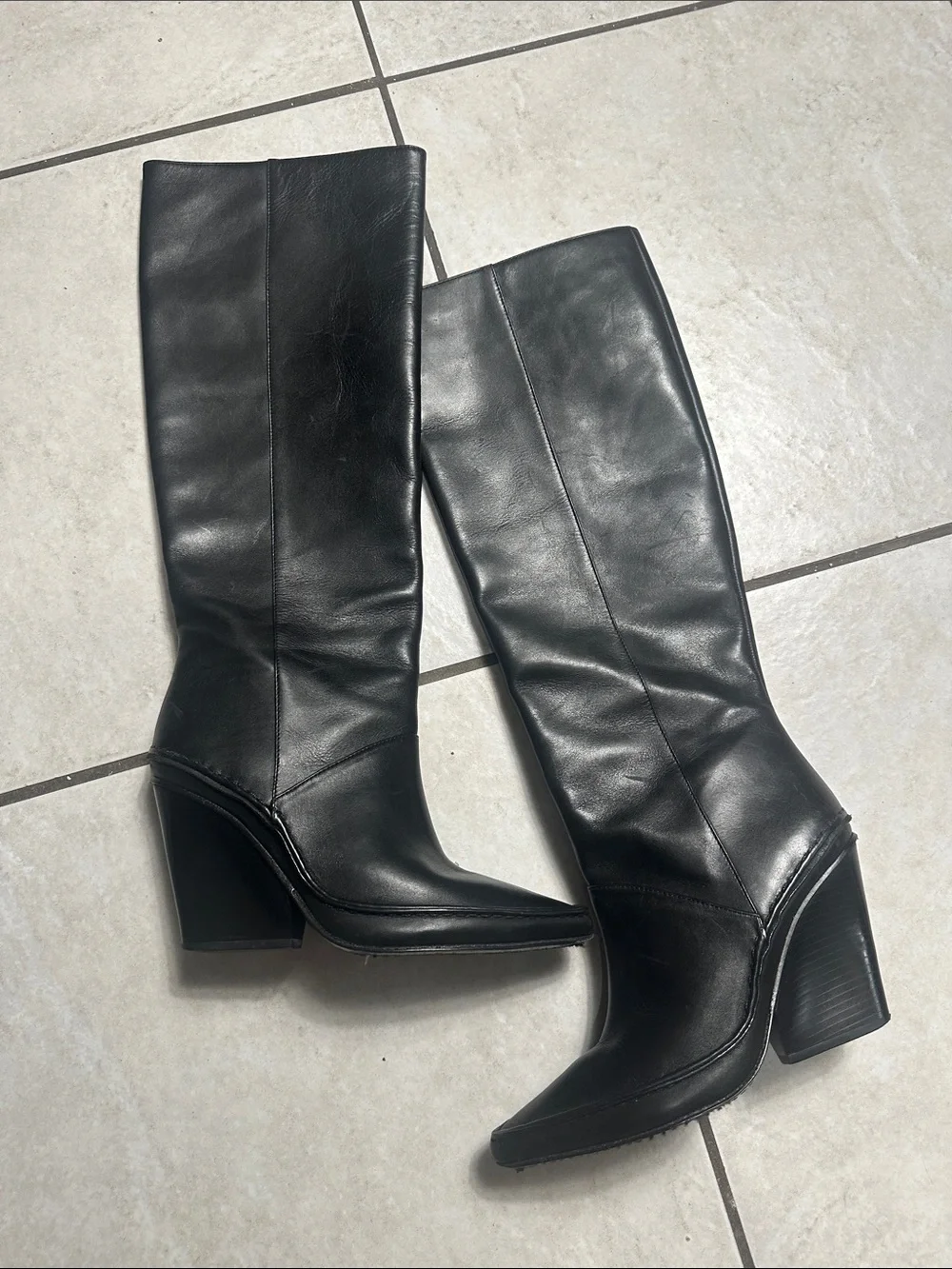 Tory‎ Burch Lila Pointed Toe Knee Boots